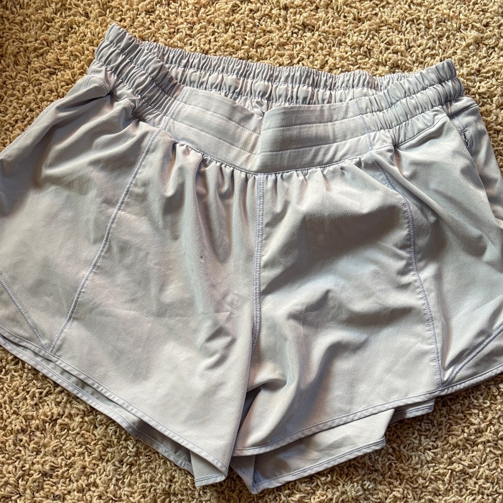Lululemon Athletica Light Gray Athletic Shorts
